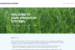 A website created for a startup business...